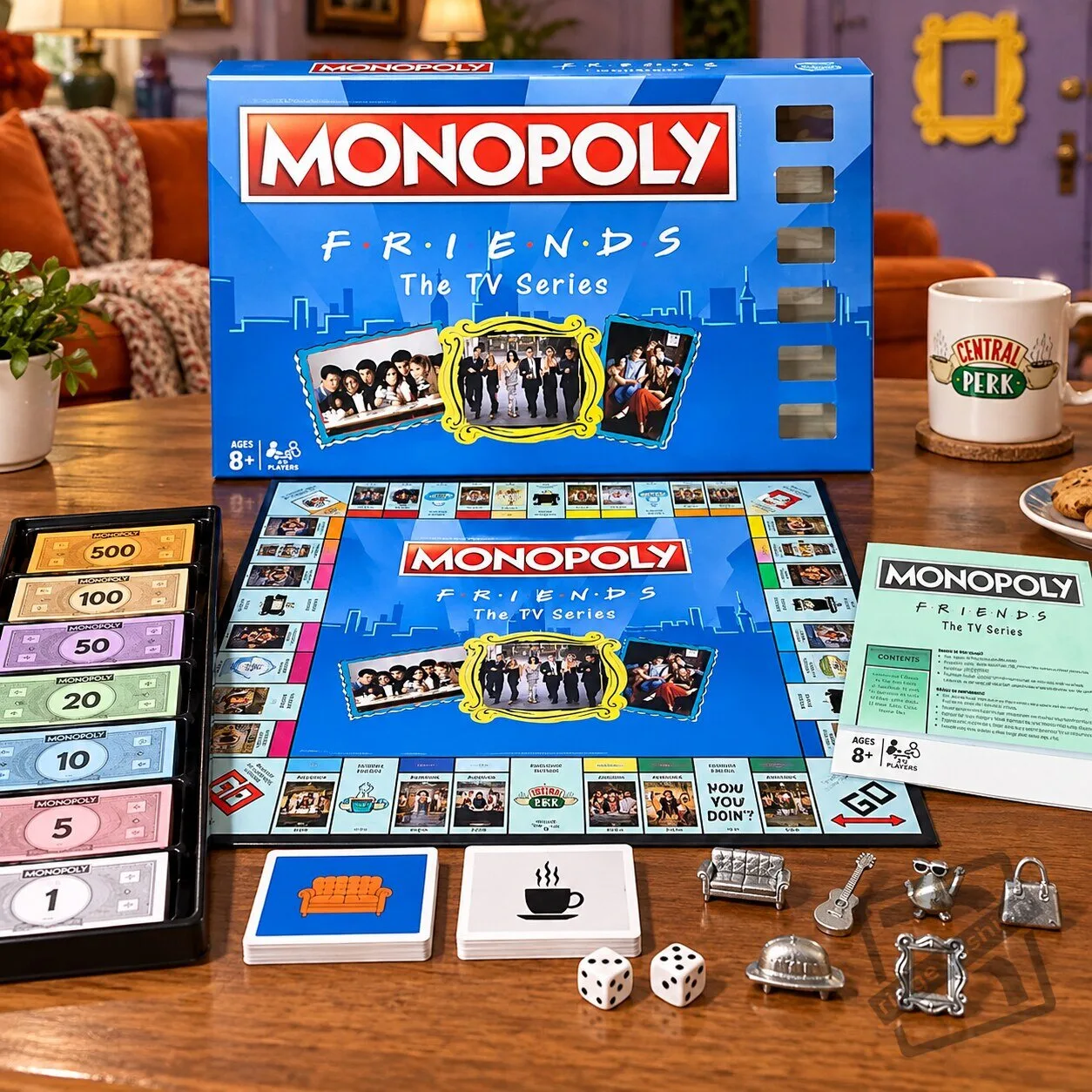 Monopoly Friends The TV Series Edition Board Game Monopoly Friends TV Series Edition Board Game – image 5 of 6