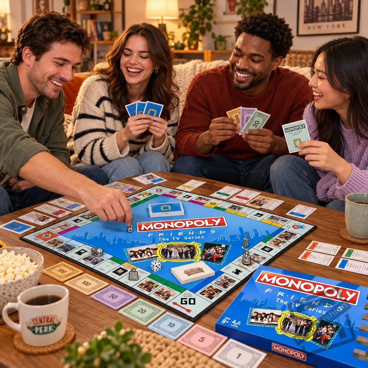 Monopoly Friends The TV Series Edition Board Game Monopoly Friends TV Series Edition Board Game – image 6 of 6