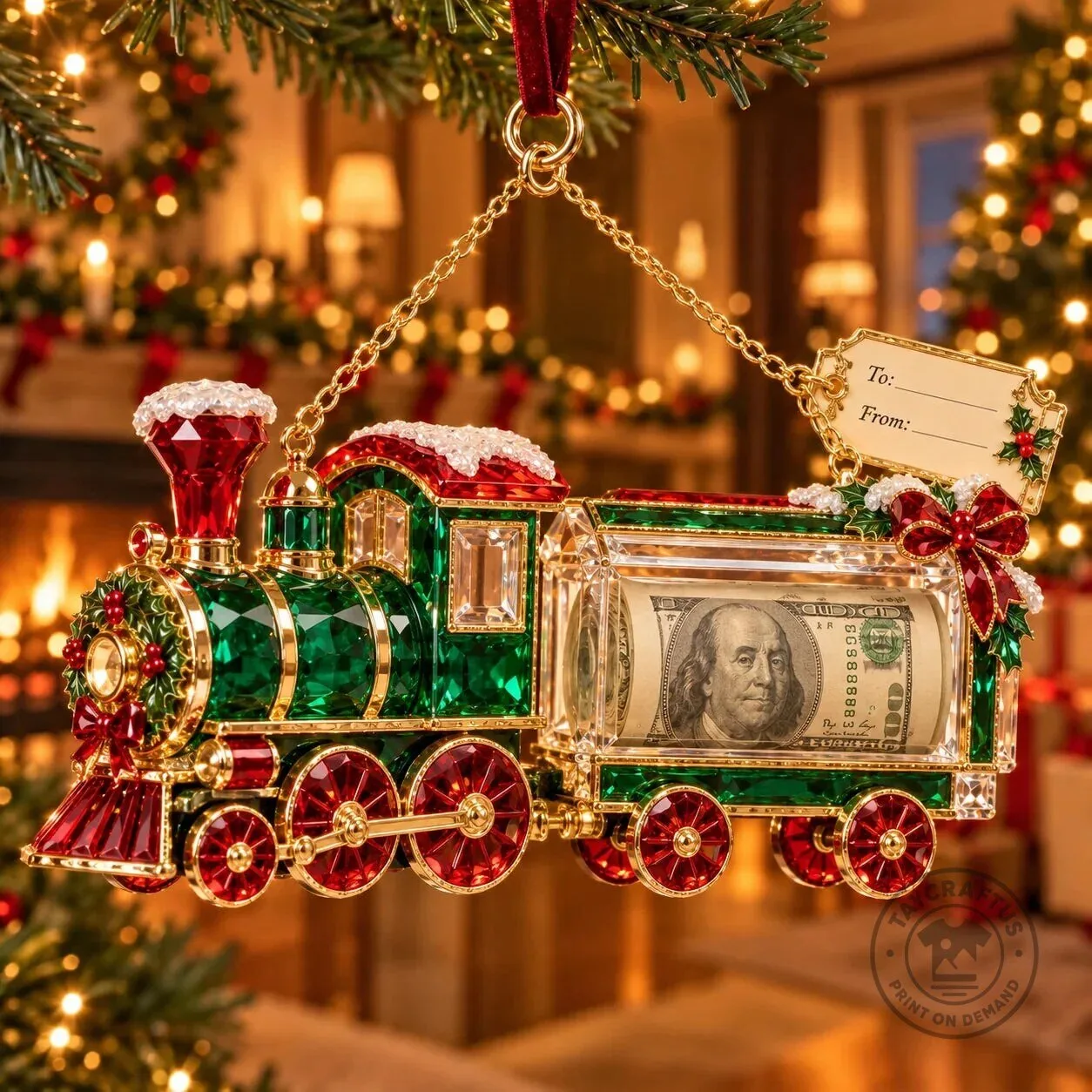 Christmas Tree Santa Snowman Money Holder Ornament Holiday Gift 44 Christmas Tree Santa Snowman Money Holder Ornament Holiday Gift