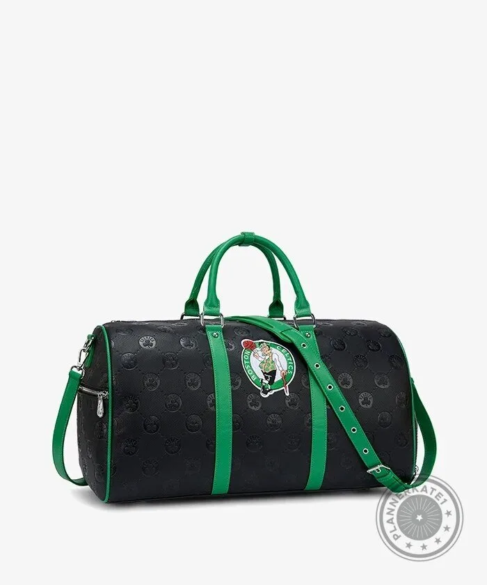 Boston Celtics NBA Basketball Team Logo Black and Green Duffel Bag 16 Boston Celtics NBA Basketball Team Logo Black and Green Duffel Bag