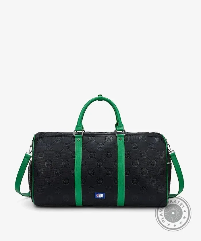 Boston Celtics NBA Basketball Team Logo Black and Green Duffel Bag 19 Boston Celtics NBA Basketball Team Logo Black and Green Duffel Bag