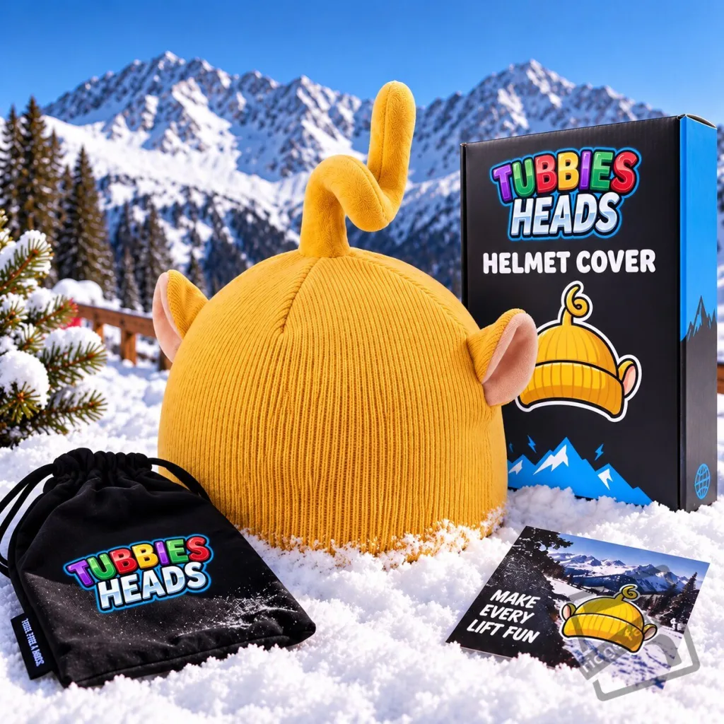 "Adorable 3D Teletubbies Beanie: Perfect Knitted Hat for Winter Fun" 34 Cute Teletubbies 3D Antenna Knitted Beanie Hat