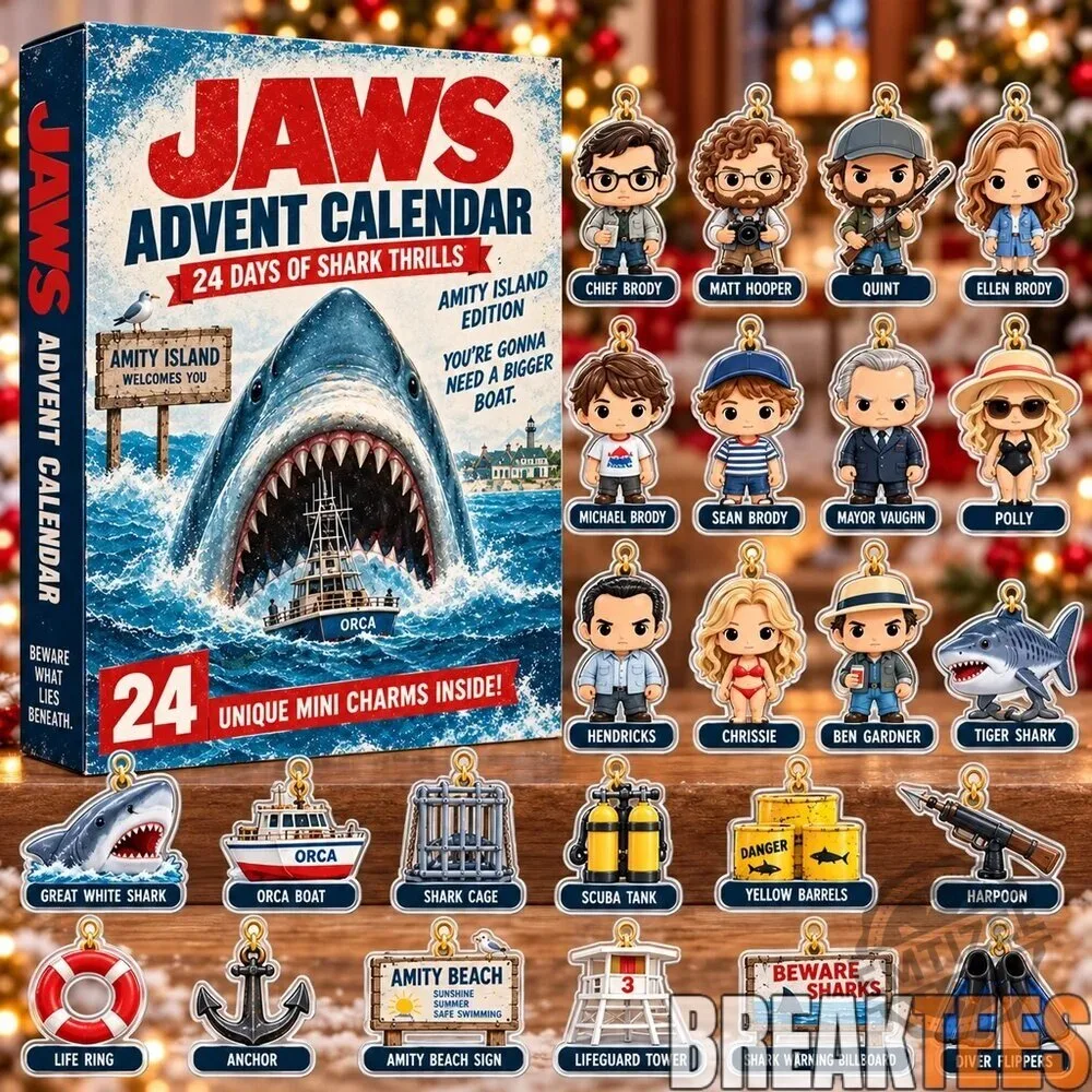 Jaws Movie Amity Island 24 Days of Shark Thrills Advent Calendar 2D