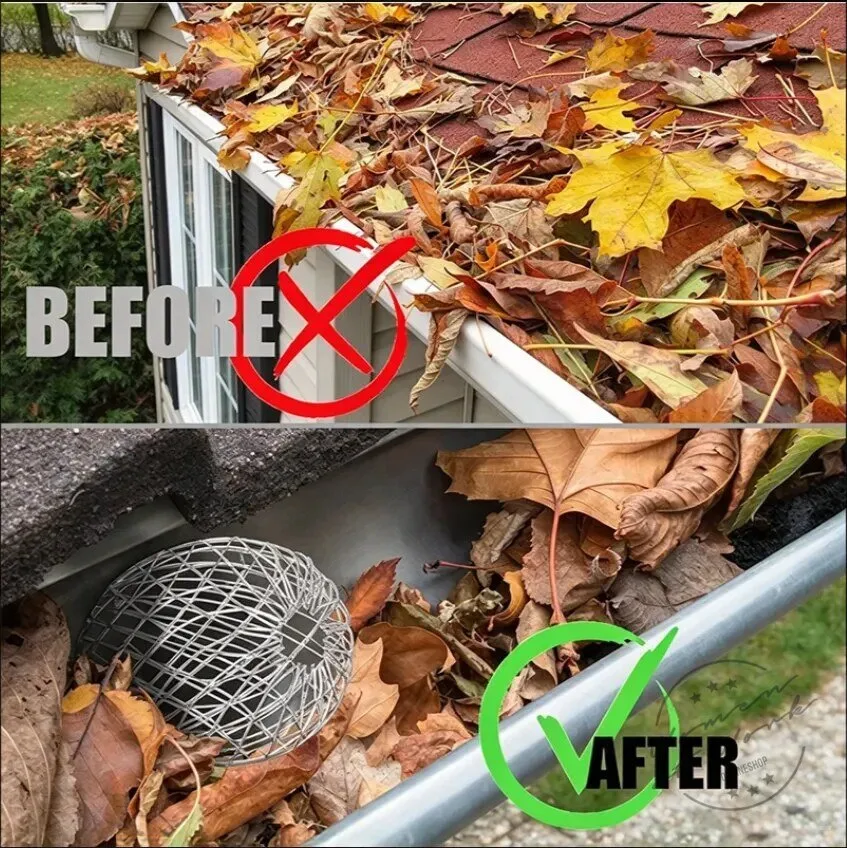 Expandable Metal Gutter Guard Strainer for Downspouts and Rain Gutters 16 Expandable Metal Gutter Guard Strainer for Downspouts and Rain Gutters