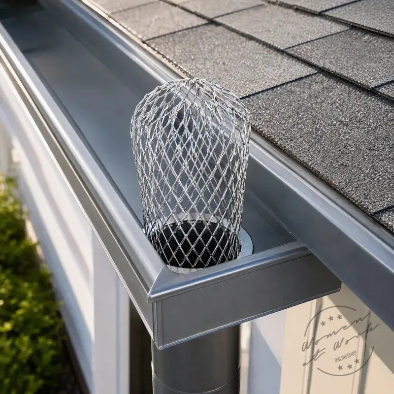 Expandable Metal Gutter Guard Strainer for Downspouts and Rain Gutters 17 Expandable Metal Gutter Guard Strainer for Downspouts and Rain Gutters