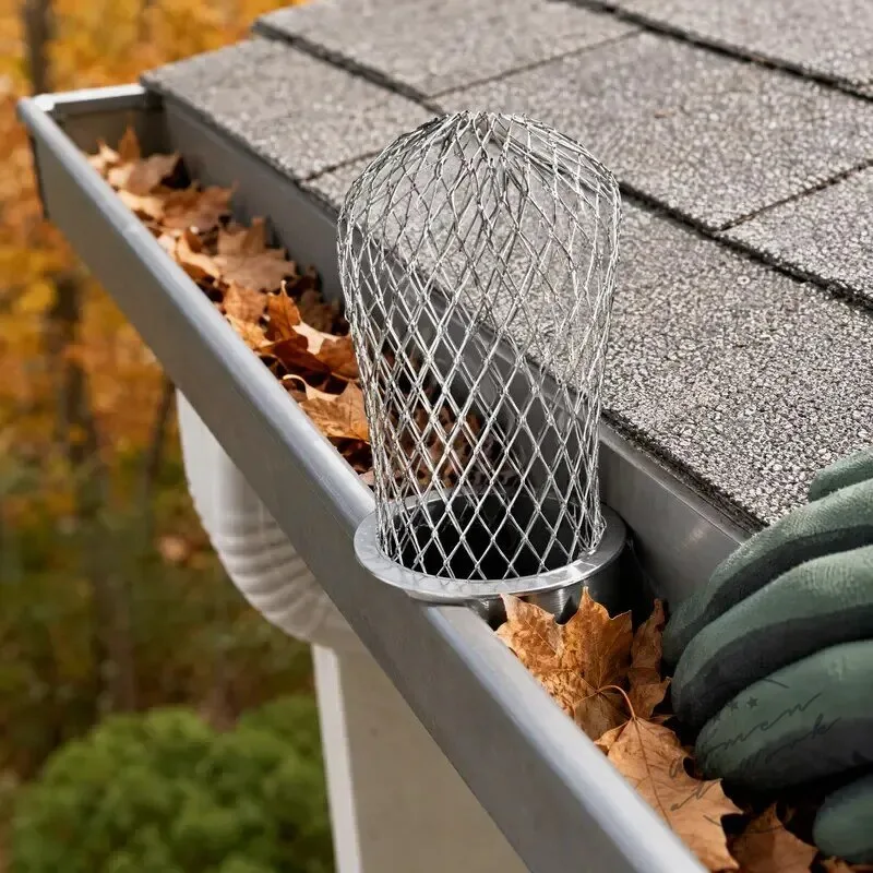 Expandable Metal Gutter Guard Strainer for Downspouts and Rain Gutters 18 Expandable Metal Gutter Guard Strainer for Downspouts and Rain Gutters
