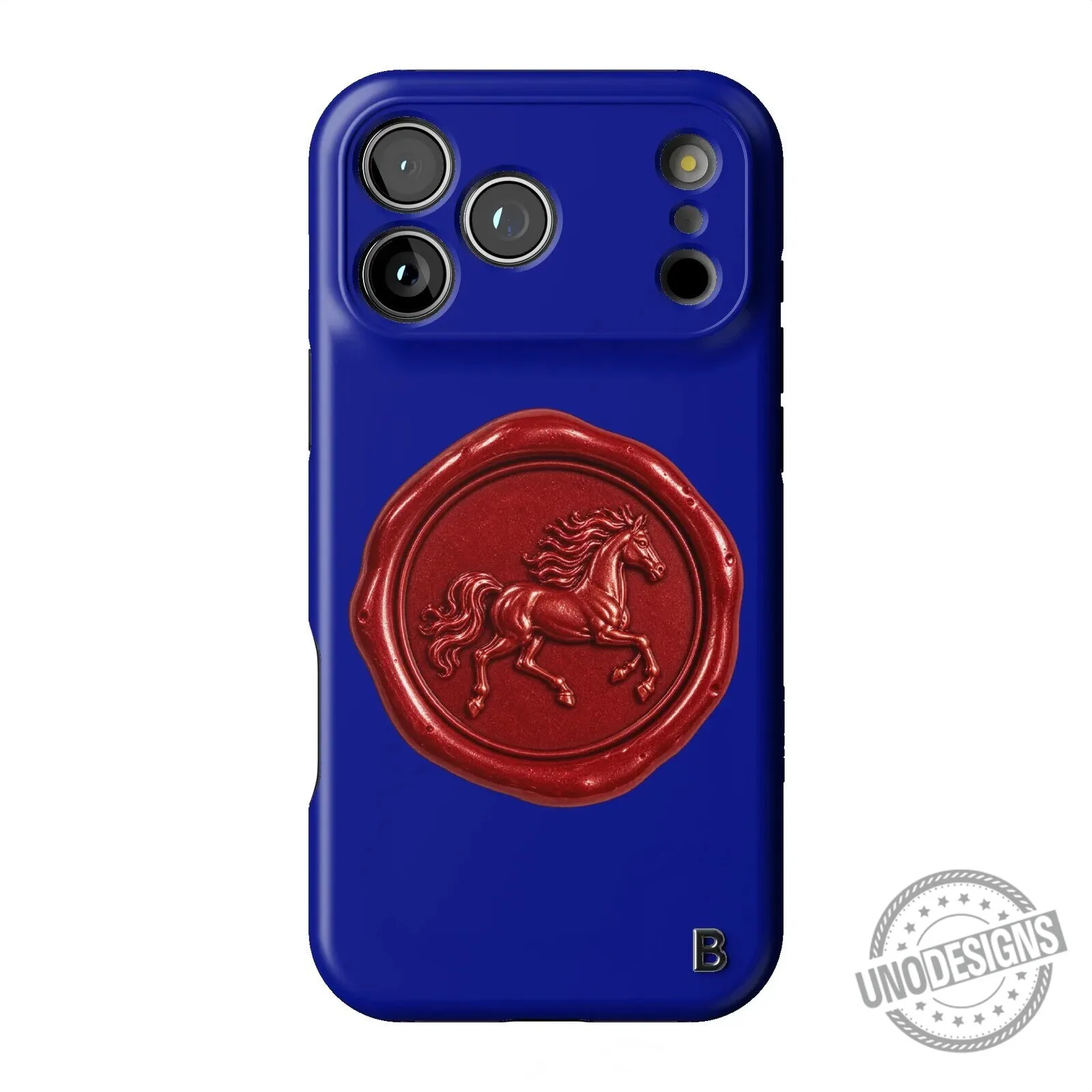 Red Stallion Wax Seal Design Blue iPhone Case for Apple Smartphone Protection 7 Red Stallion Wax Seal Design Blue iPhone Case for Apple Smartphone Protection