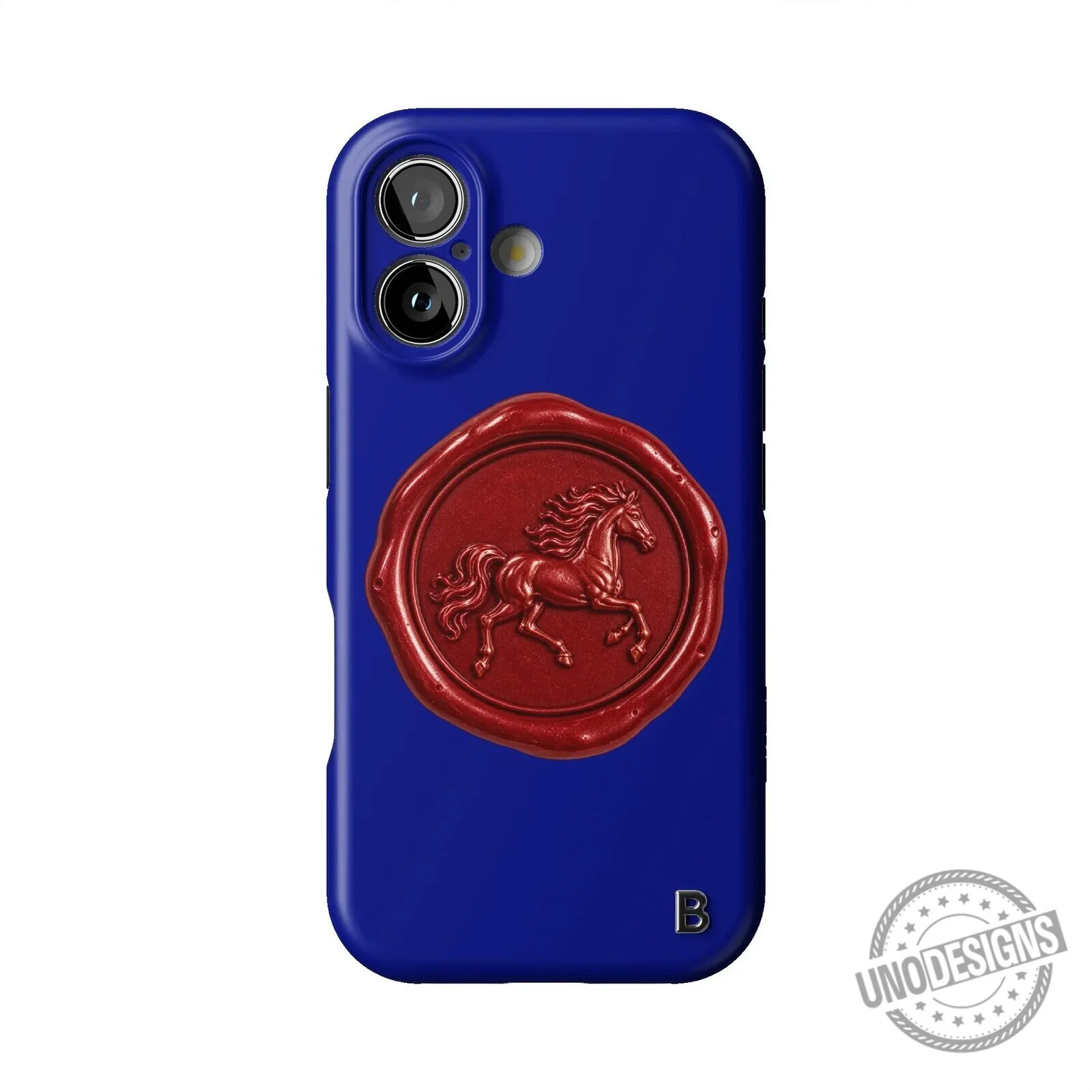 Red Stallion Wax Seal Design Blue iPhone Case for Apple Smartphone Protection 8 Red Stallion Wax Seal Design Blue iPhone Case for Apple Smartphone Protection
