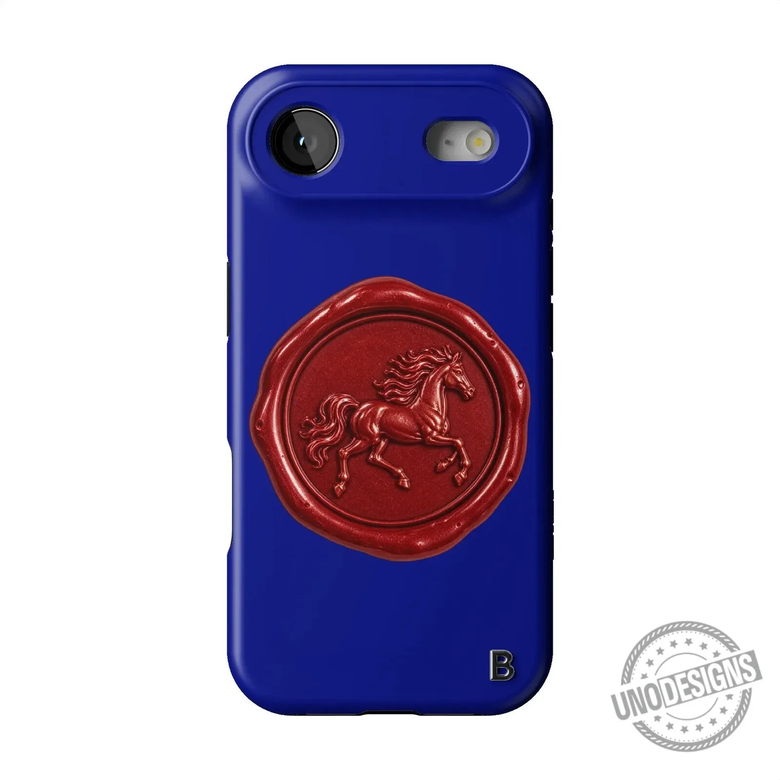 Red Stallion Wax Seal Design Blue iPhone Case for Apple Smartphone Protection 11 Red Stallion Wax Seal Design Blue iPhone Case for Apple Smartphone Protection
