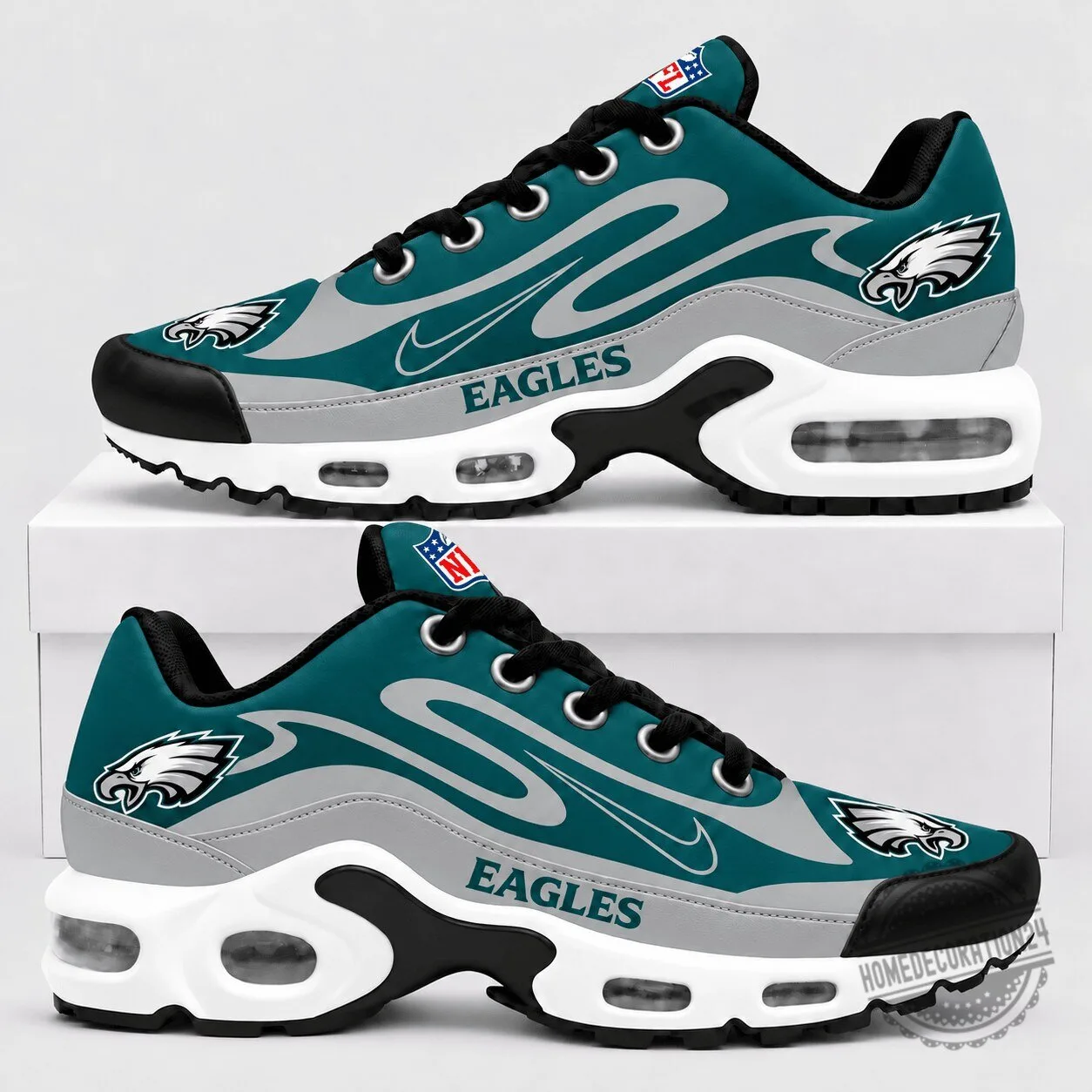 Philadelphia Eagles NFL Sport Stripe Air Max Running Shoes