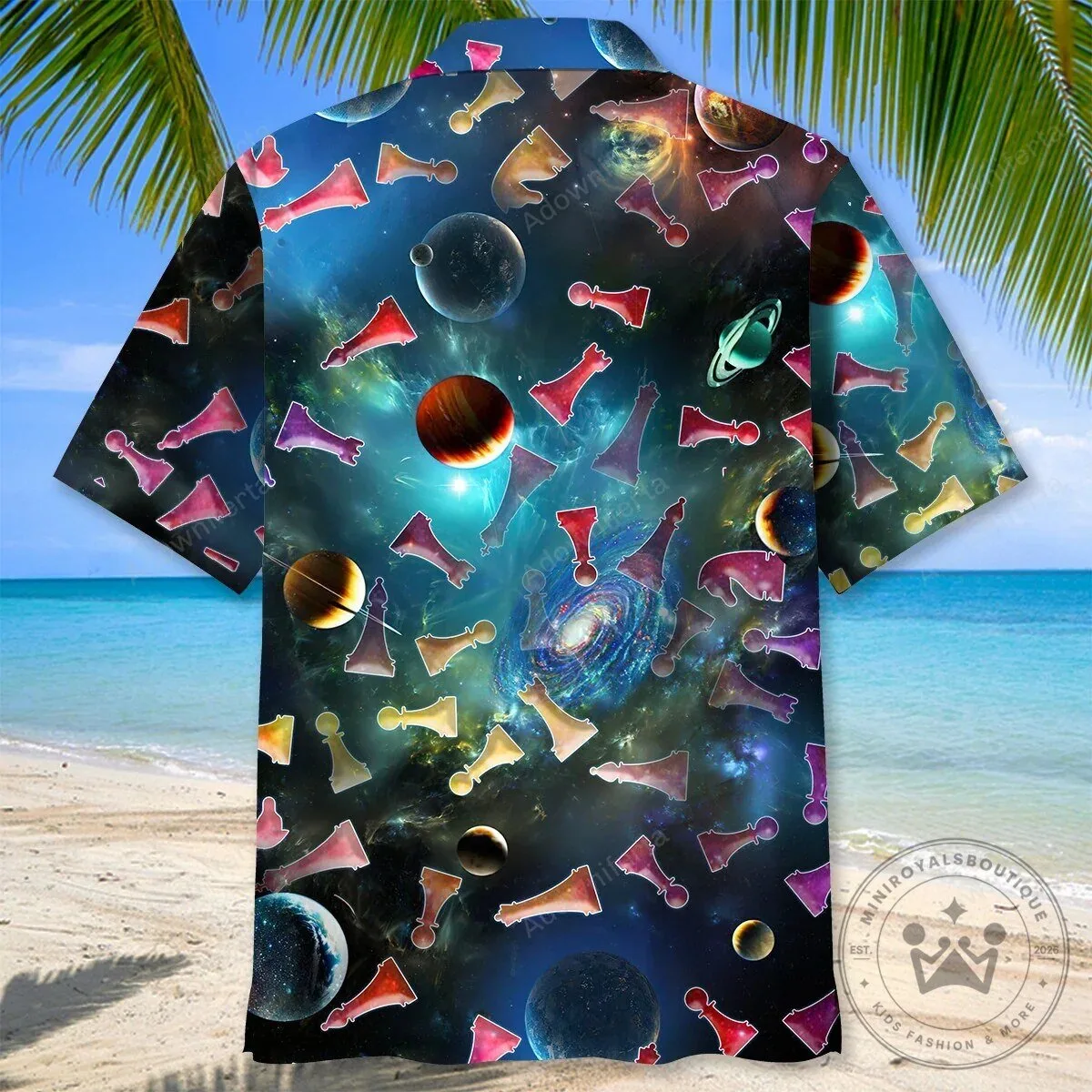 Space Chess Game Board Planets Galaxy Pattern Hawaiian Shirt 11 Space Chess Game Board Planets Galaxy Pattern Hawaiian Shirt