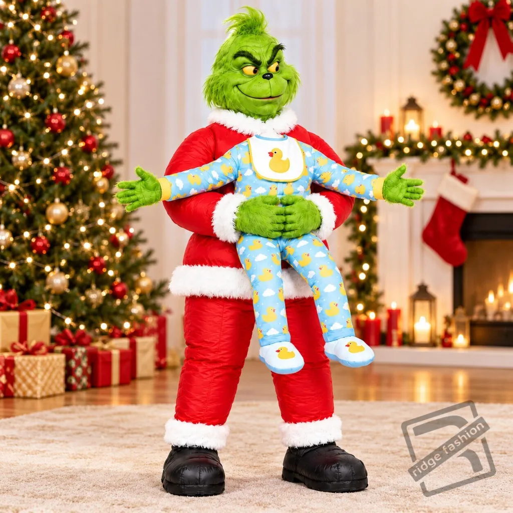 "Top 3 Hilarious Holiday Costumes: Grinch, Joey Grumplet, and Trump" 30 Giant Grinch Carry Me Costume