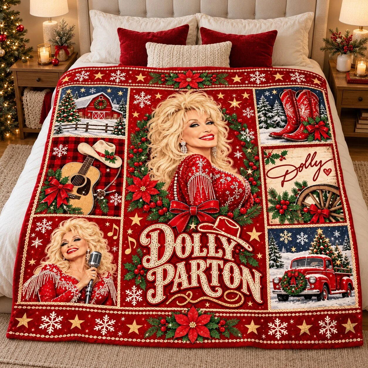 Dolly Parton Christmas 2026 Throw Blanket 3 Dolly Parton Christmas 2026 Throw Blanket