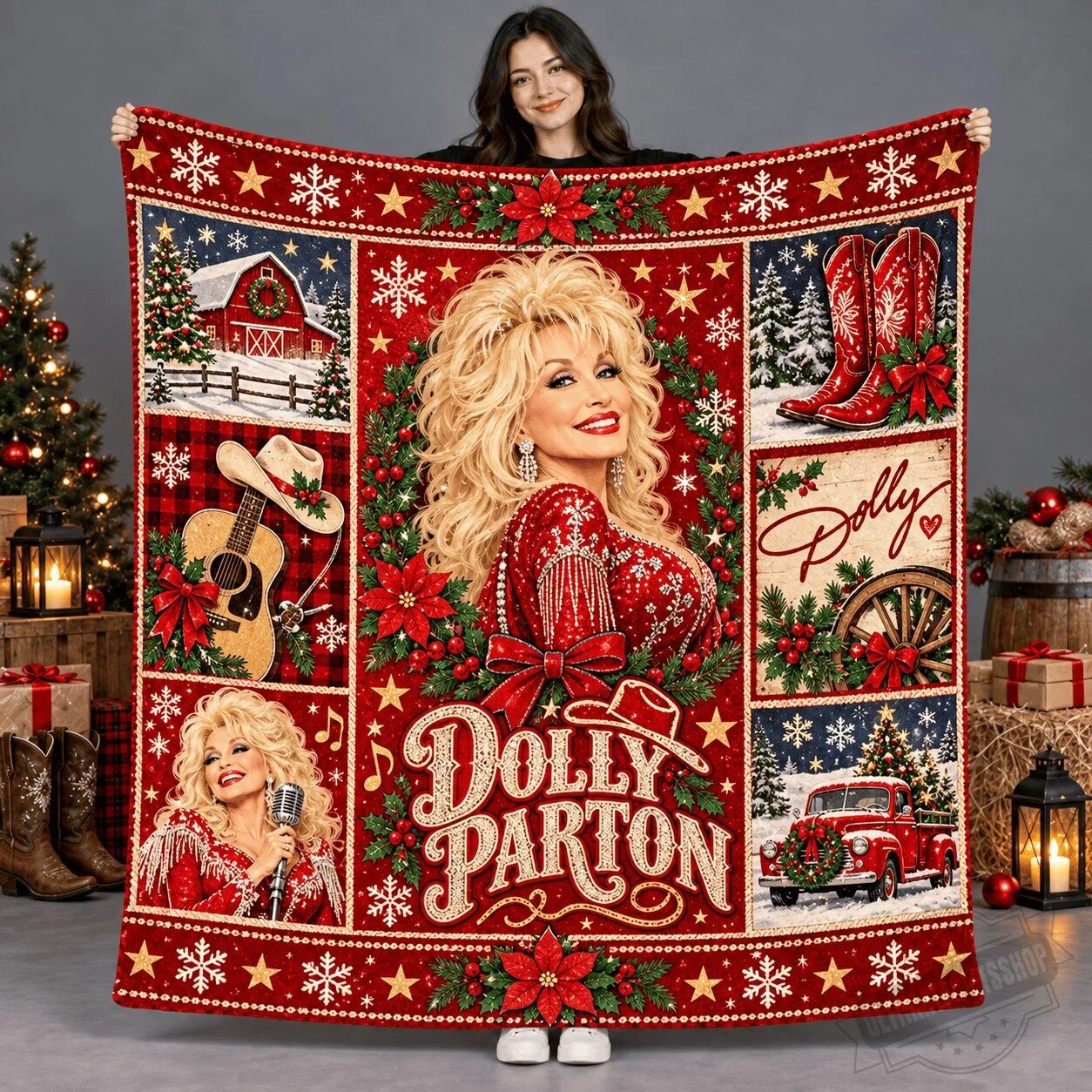 Dolly Parton Christmas 2026 Throw Blanket 4 Dolly Parton Christmas 2026 Throw Blanket