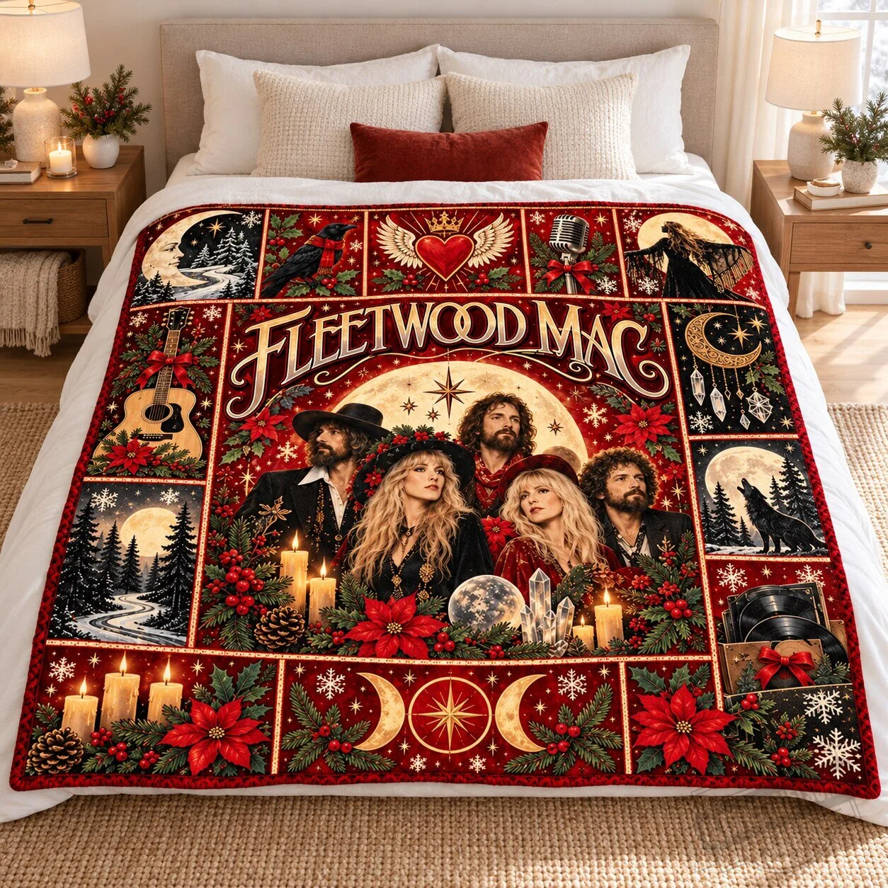 Fleetwood Mac Christmas Blanket 2 Fleetwood Mac Christmas Blanket
