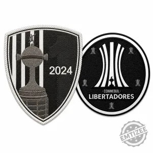 CONMEBOL Libertadores 2024 Champion Patch Set Embroidered Iron-On Badge