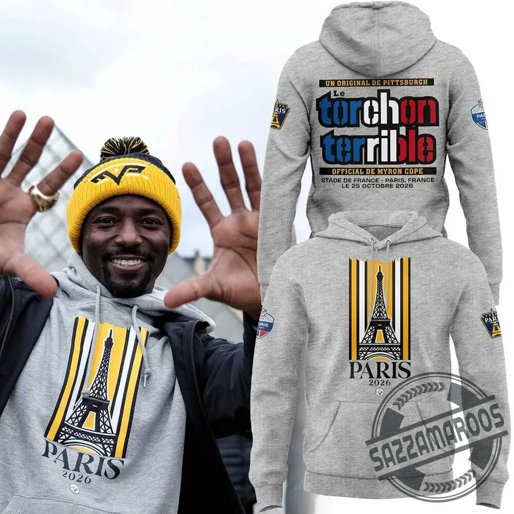 Pittsburgh Steelers Paris 2026 Le Torchon Terrible Hoodie Shirt 5 Pittsburgh Steelers Paris 2026 Le Torchon Terrible Hoodie Shirt