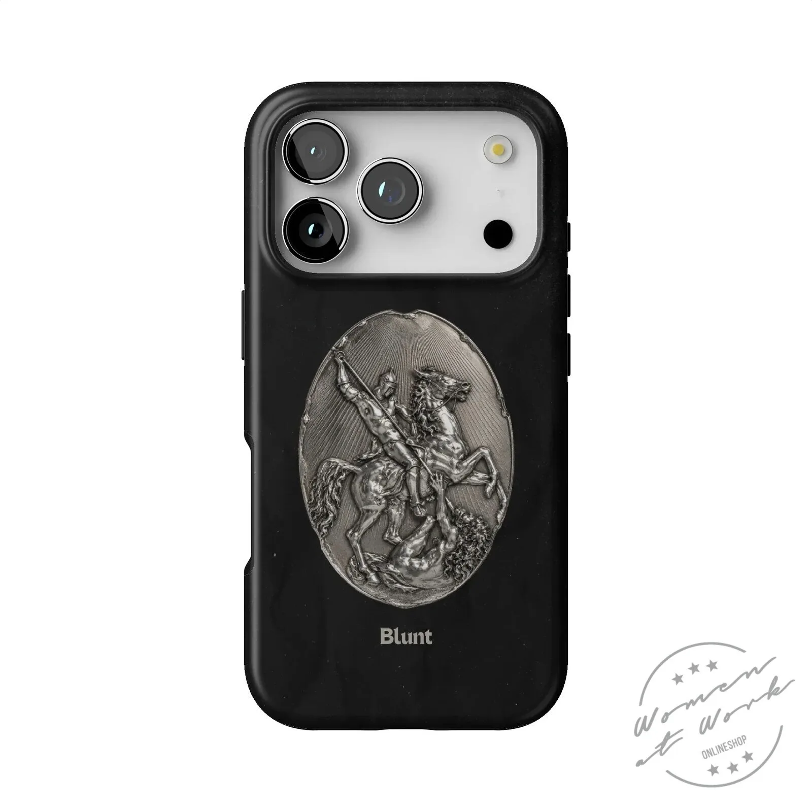Knightfall Medieval Knight Riding Horse iPhone Case