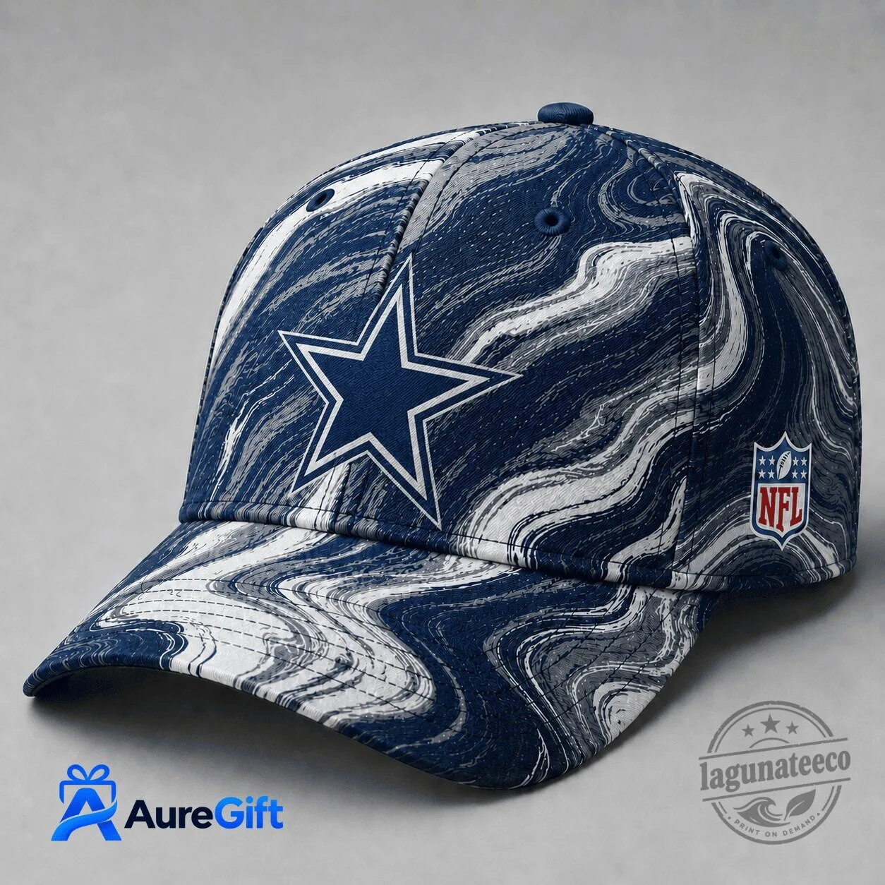 Dallas Cowboys NFL Artistic Flow Marble Pattern Adjustable Baseball Cap Hat 1 Dallas Cowboys NFL Artistic Flow Marble Pattern Adjustable Baseball Cap Hat