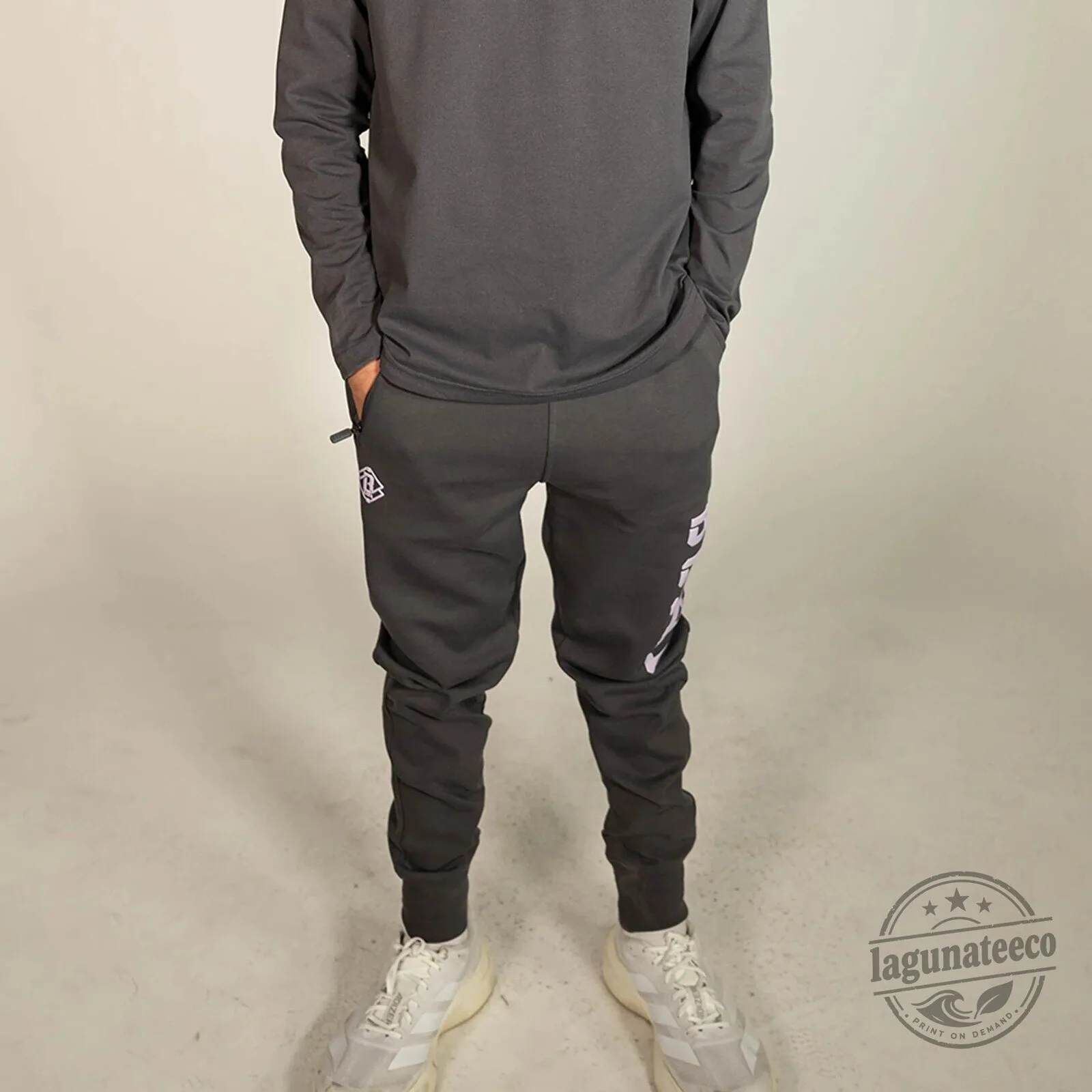 BL101 Diamond Relaxed Fit Youth Joggers in Gray and Lilac 9 BL101 Diamond Relaxed Fit Youth Joggers in Gray and Lilac