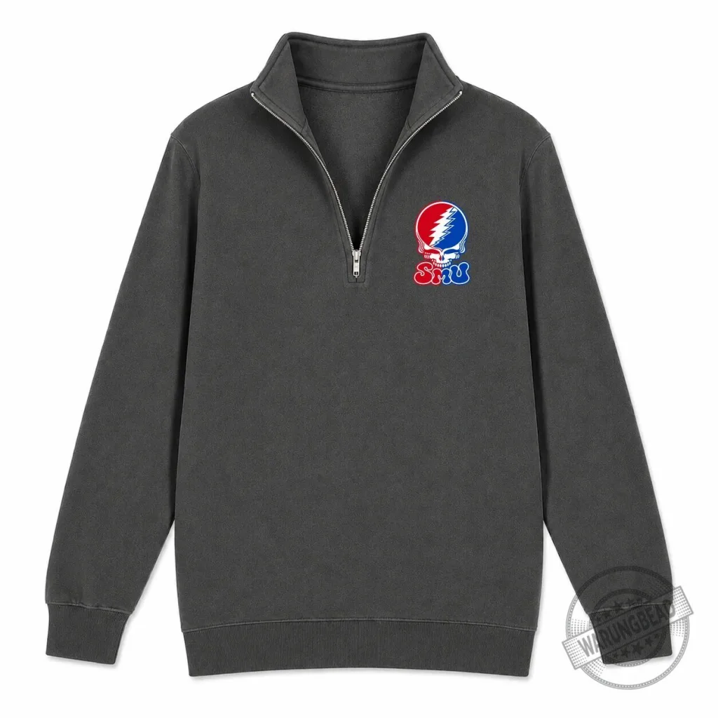 Southern Methodist University Stealie Quarter-Zip Sweatshirt Southern Methodist University Stealie Quarter-Zip Sweatshirt