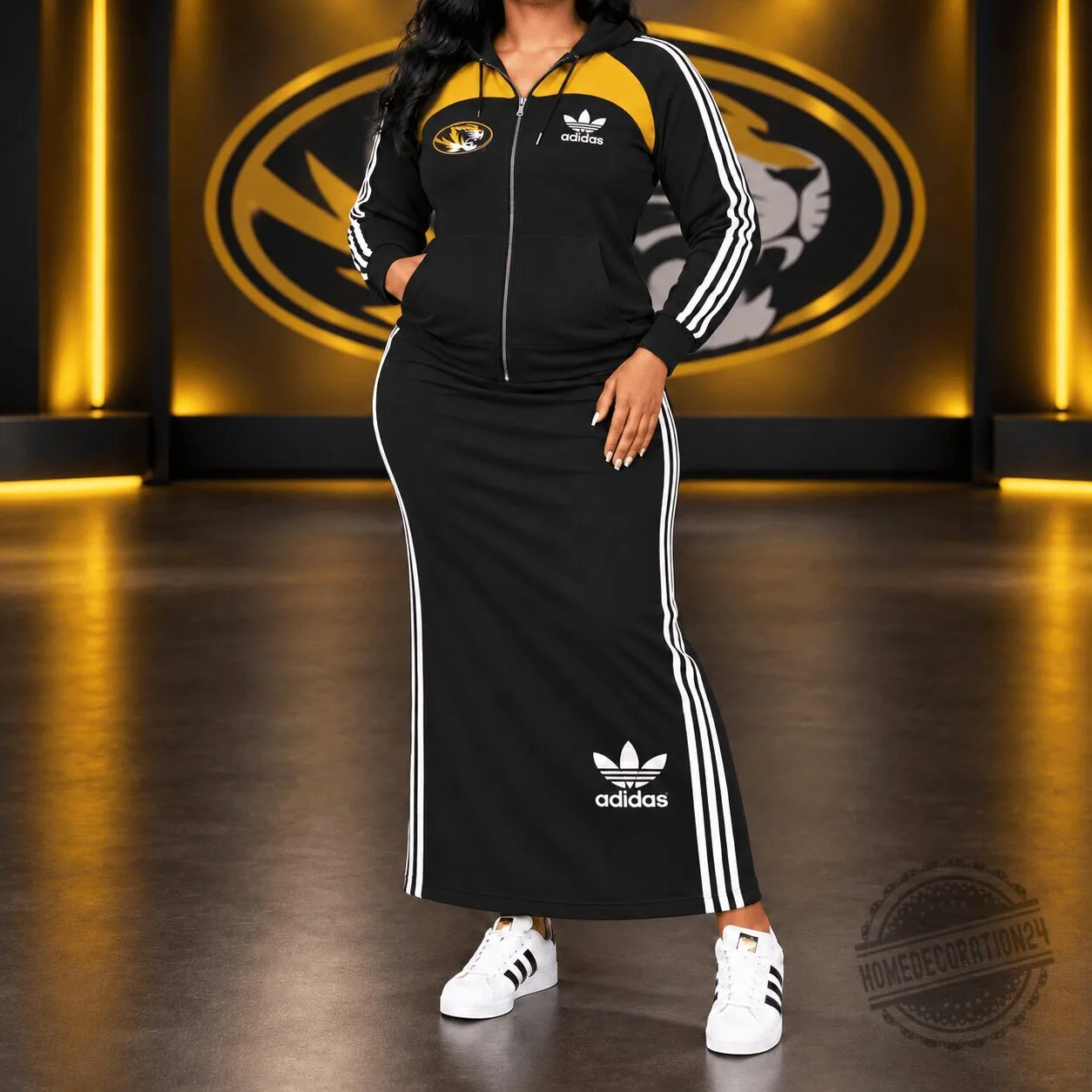 Missouri Tigers NCAA Team Spirit Full-Zip Hoodie