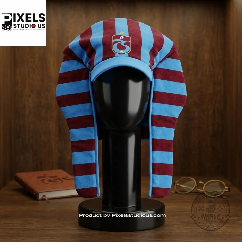 Trabzonspor Egyptian Design Hat 5 Trabzonspor Egyptian Design Hat 3D shirt or sports jersey with all-over print design
