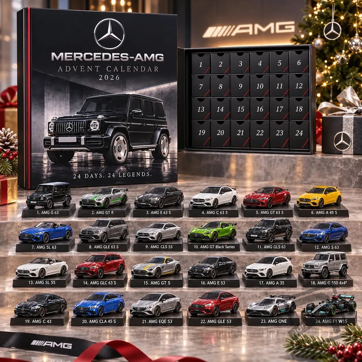 Mercedes AMG 24 Days Car Advent Calendar 2026