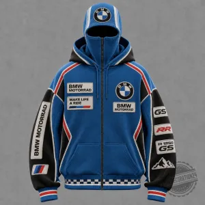 BMW Motorrad Make Life A Ride Full-Zip Balaclava Hoodie