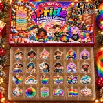 Pride LGBTQ Rainbow Characters 24 Day Advent Calendar | Collectibles