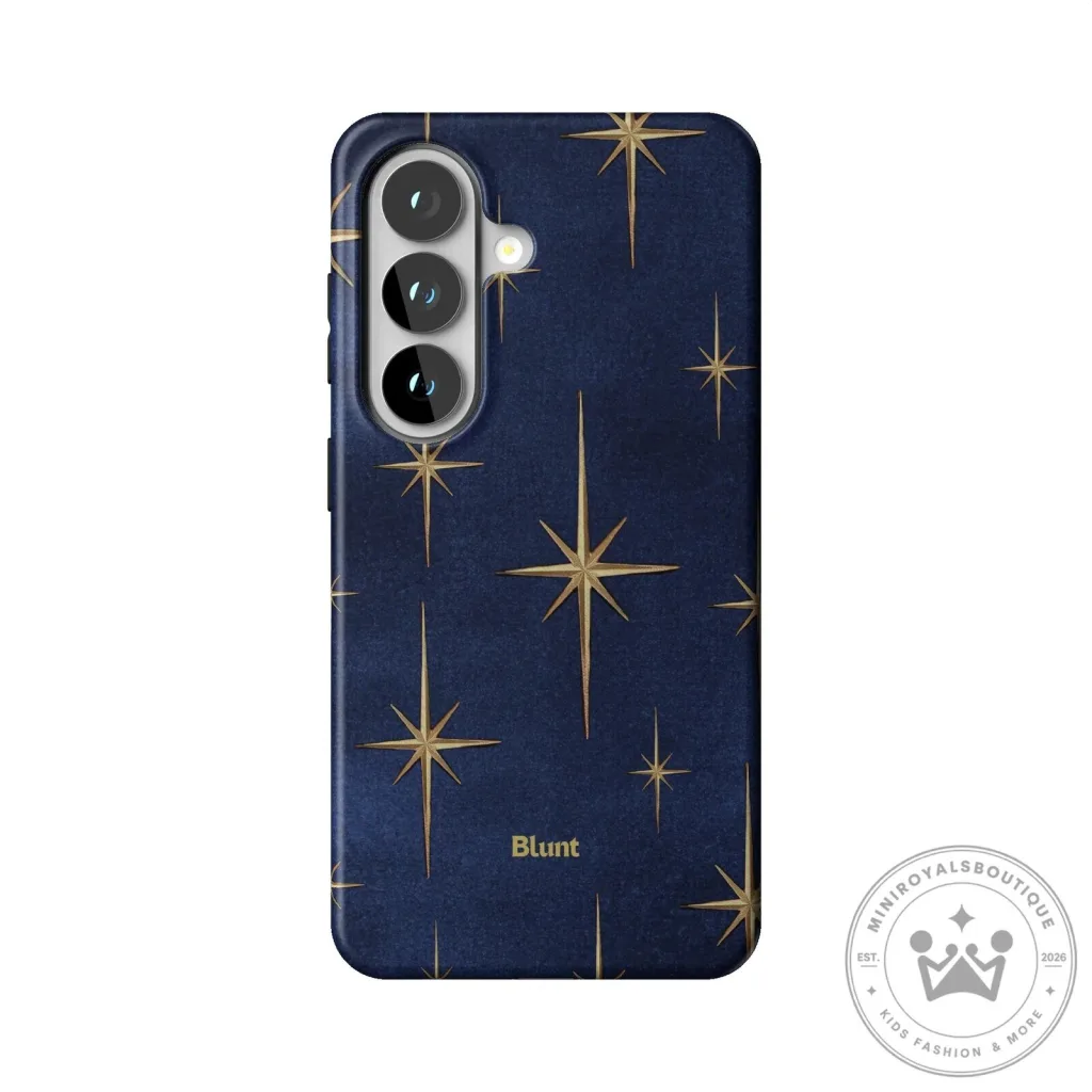 Elegant Gold Starburst Pattern on Navy Blue Phone Case for Samsung Galaxy Elegant Gold Starburst Pattern on Navy Blue Phone Case for Samsung Galaxy