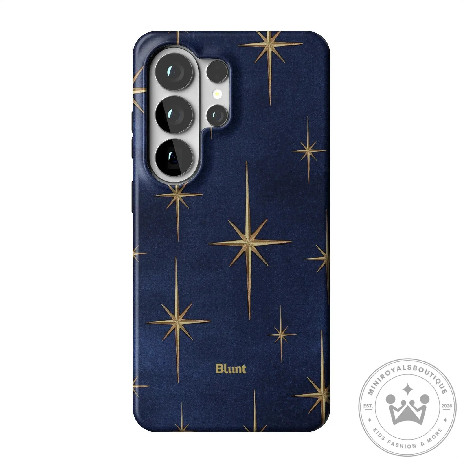 Elegant Gold Starburst Pattern on Navy Blue Phone Case for Samsung Galaxy 21 Elegant Gold Starburst Pattern on Navy Blue Phone Case for Samsung Galaxy