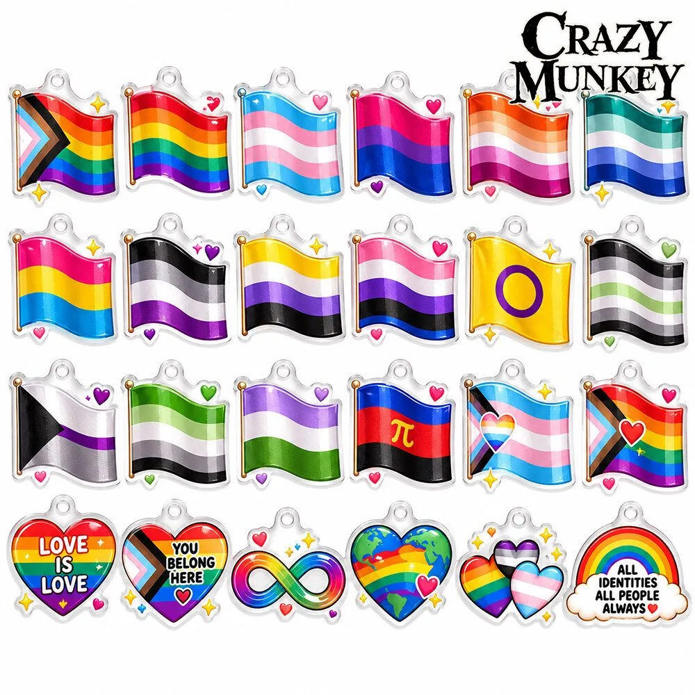 LGBTQ Pride Flags Rainbow 24 Day Advent Calendar | Collectibles 3 LGBTQ Pride Flags Rainbow 24 Day Advent Calendar | Collectibles
