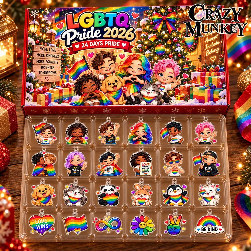 LGBTQ Pride 2026 Cute Animals 24 Day Advent Calendar | Collectibles