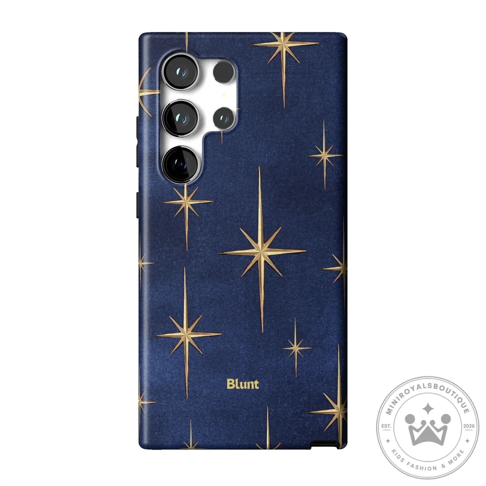 Elegant Gold Starburst Pattern on Navy Blue Phone Case for Samsung Galaxy 27 Elegant Gold Starburst Pattern on Navy Blue Phone Case for Samsung Galaxy