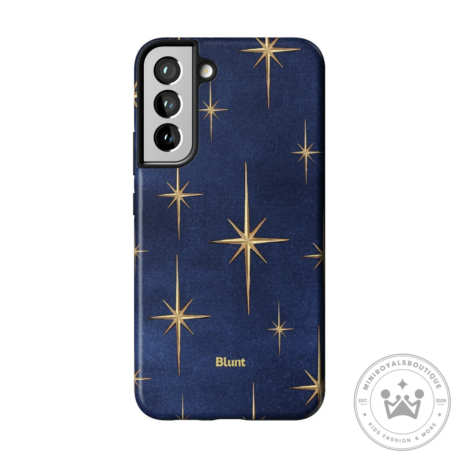 Elegant Gold Starburst Pattern on Navy Blue Phone Case for Samsung Galaxy 32 Elegant Gold Starburst Pattern on Navy Blue Phone Case for Samsung Galaxy