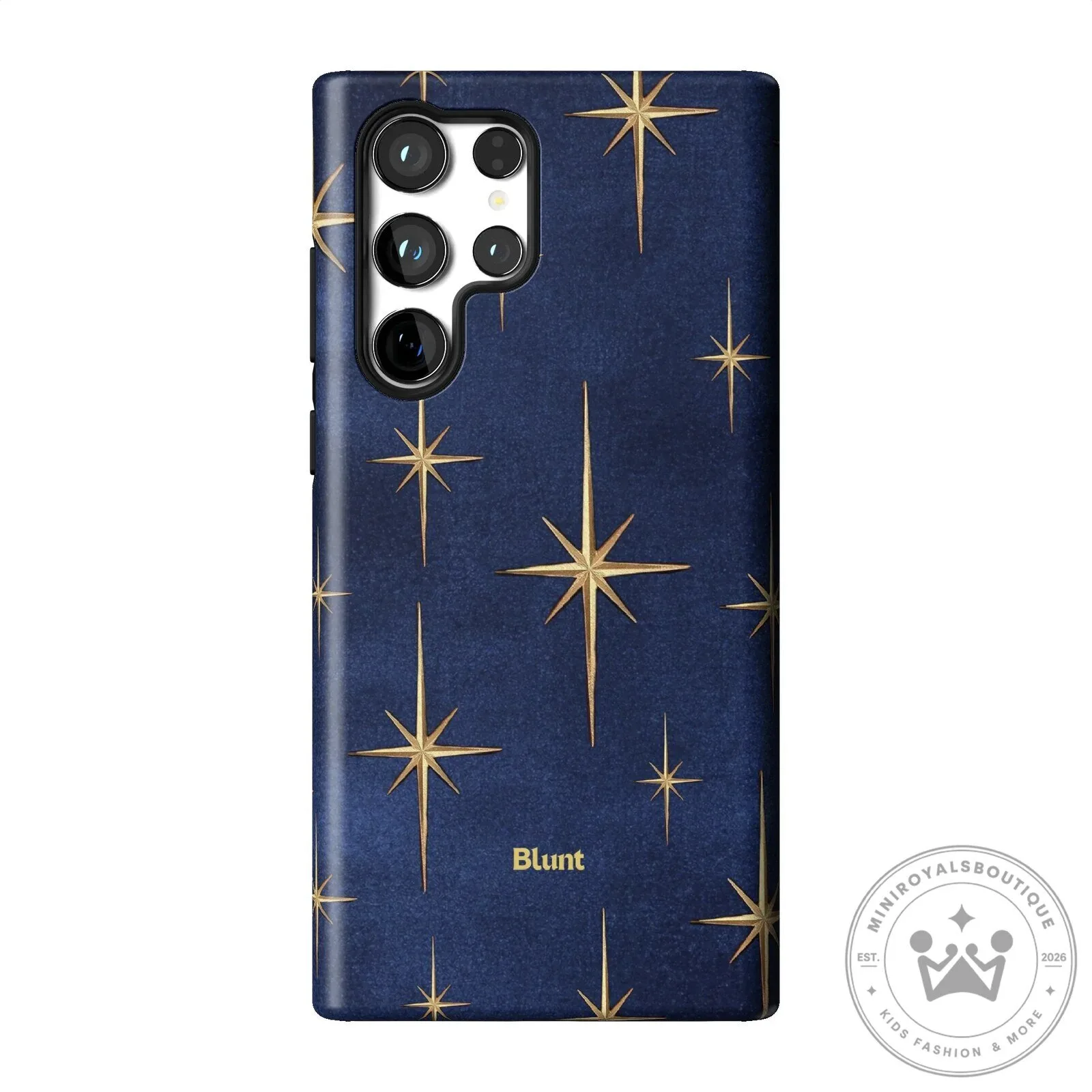 Elegant Gold Starburst Pattern on Navy Blue Phone Case for Samsung Galaxy 33 Elegant Gold Starburst Pattern on Navy Blue Phone Case for Samsung Galaxy