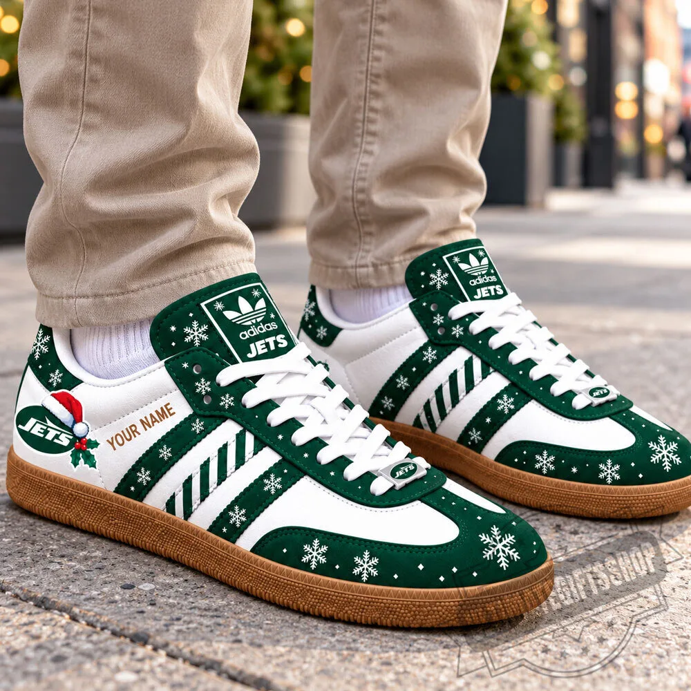 New York Jets Christmas Samba Sneakers Shoes 3 New York Jets Christmas Samba Sneakers Shoes