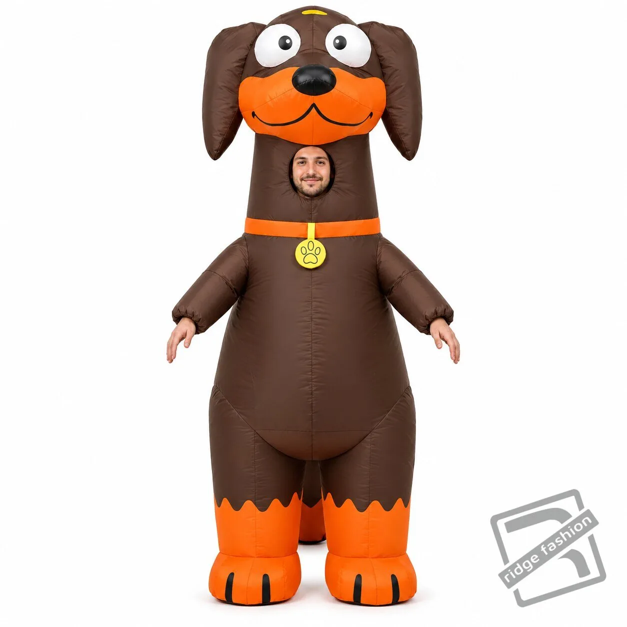 Funny Dachshund Dog Inflatable Costume Humorous Dachshund Inflatable Dog Costume for Parties – image 4 of 5