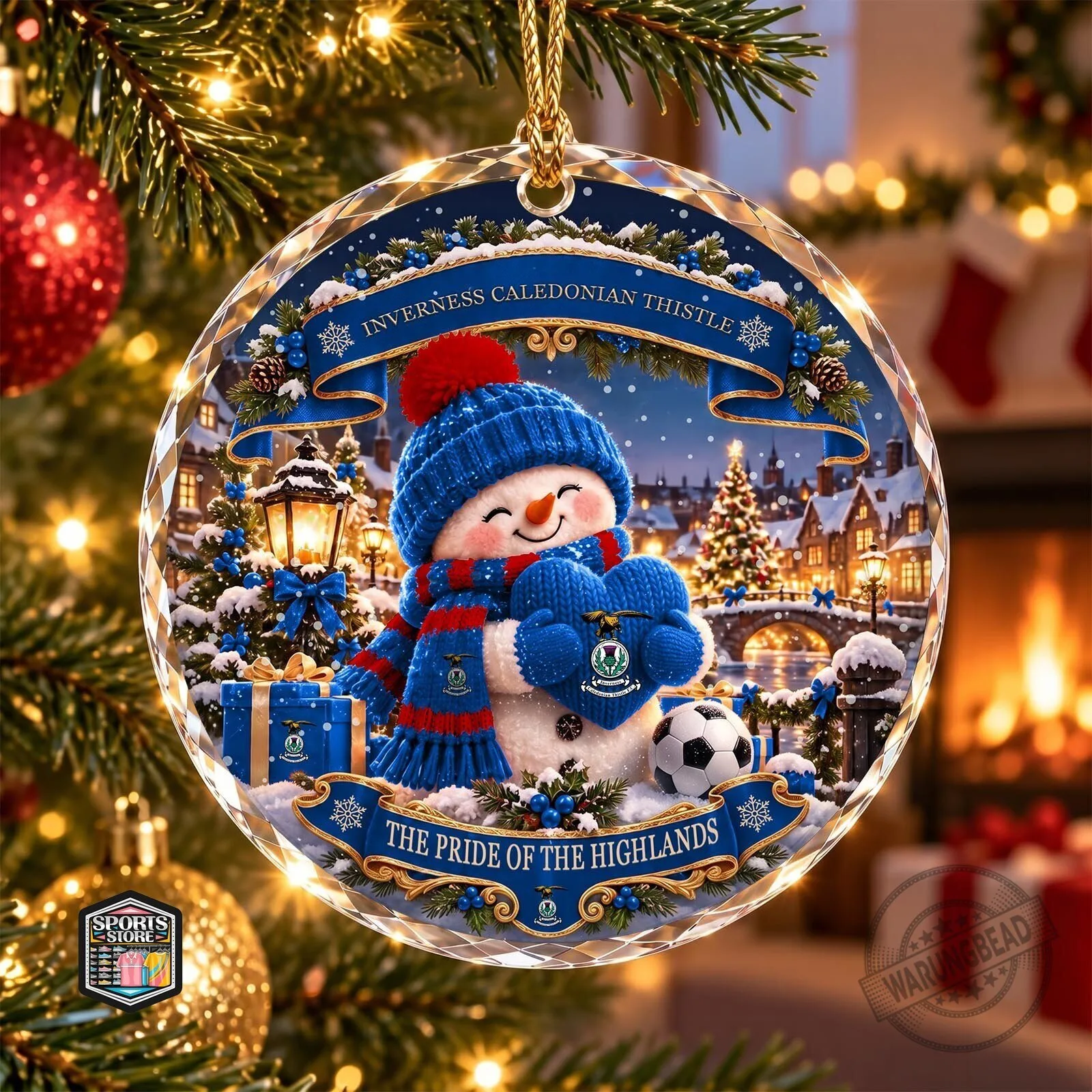 Inverness Caledonian Thistle Football Club Christmas Ornament