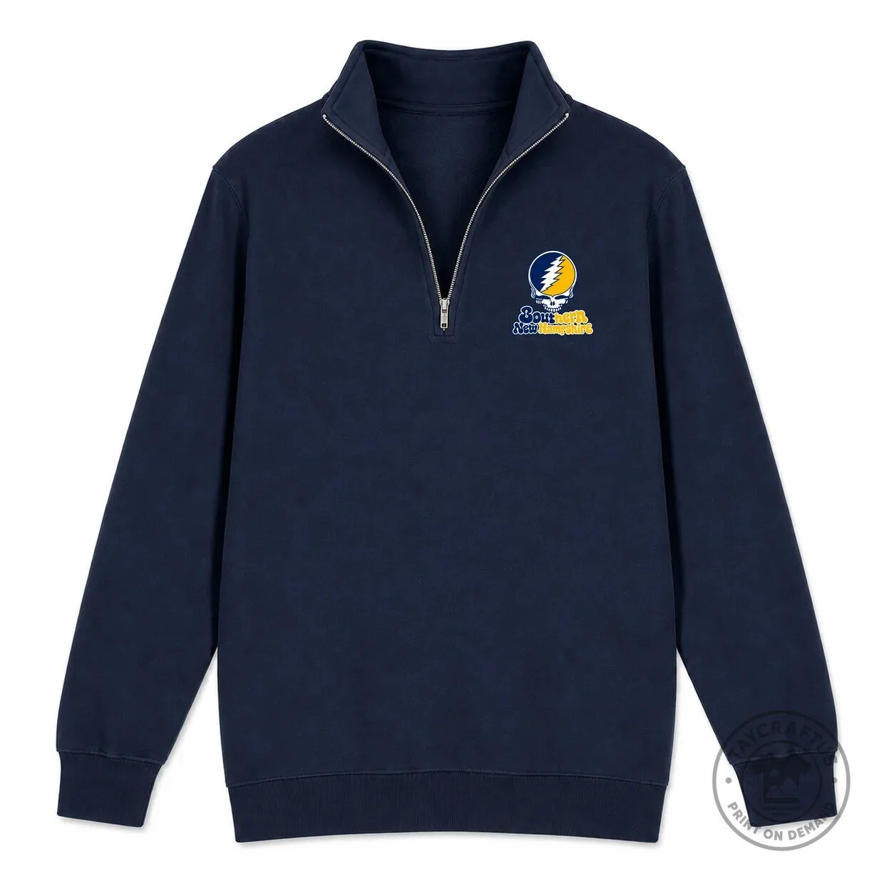Southern New Hampshire University Stealie Grateful Dead Quarter-Zip Sweatshirt 4 Southern New Hampshire University Stealie Grateful Dead Quarter-Zip Sweatshirt