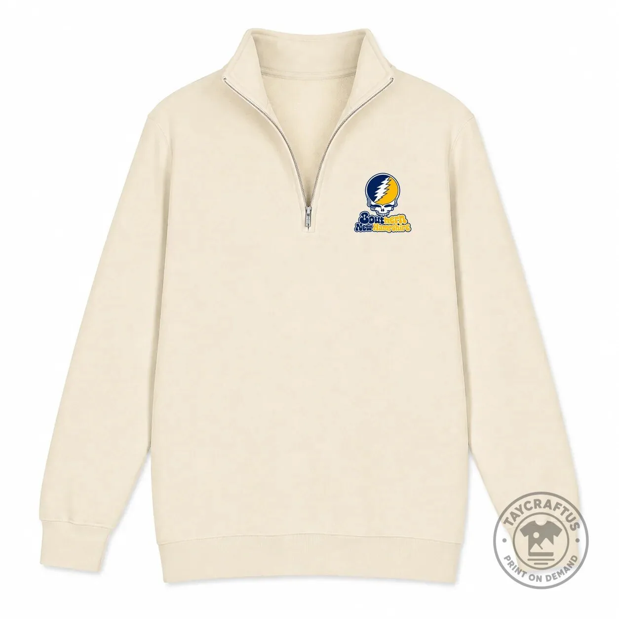Southern New Hampshire University Stealie Grateful Dead Quarter-Zip Sweatshirt 5 Southern New Hampshire University Stealie Grateful Dead Quarter-Zip Sweatshirt