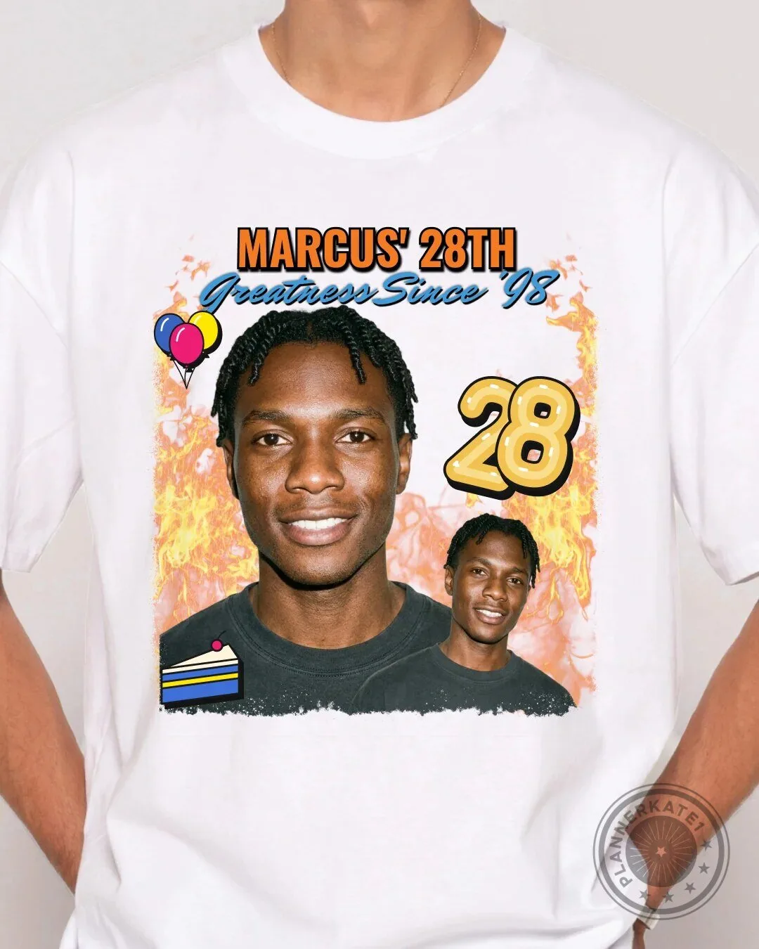 Frank's 58th Birthday Still Got It Custom Photo Black Adult T-Shirt 27 Frank