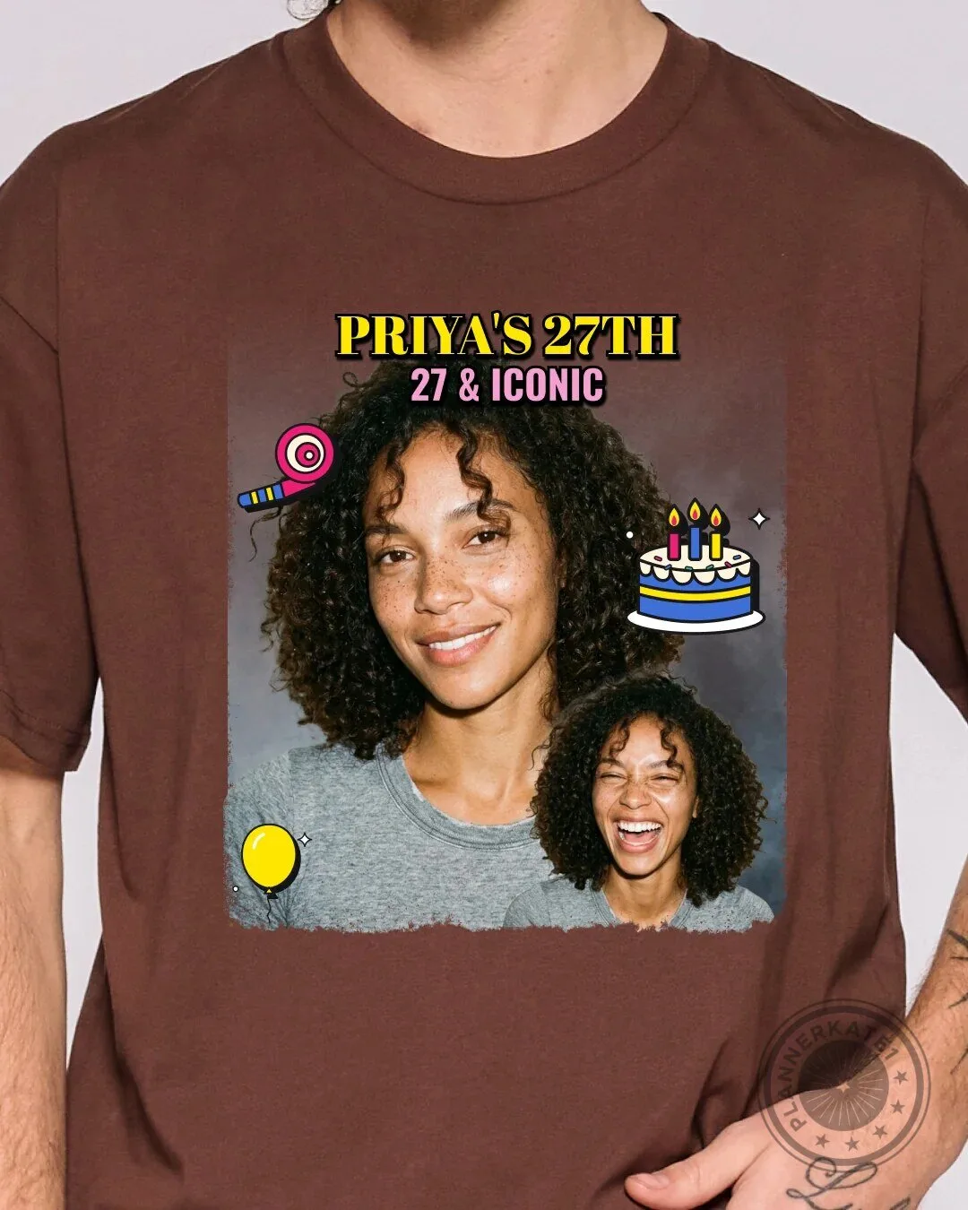 Frank's 58th Birthday Still Got It Custom Photo Black Adult T-Shirt 29 Frank