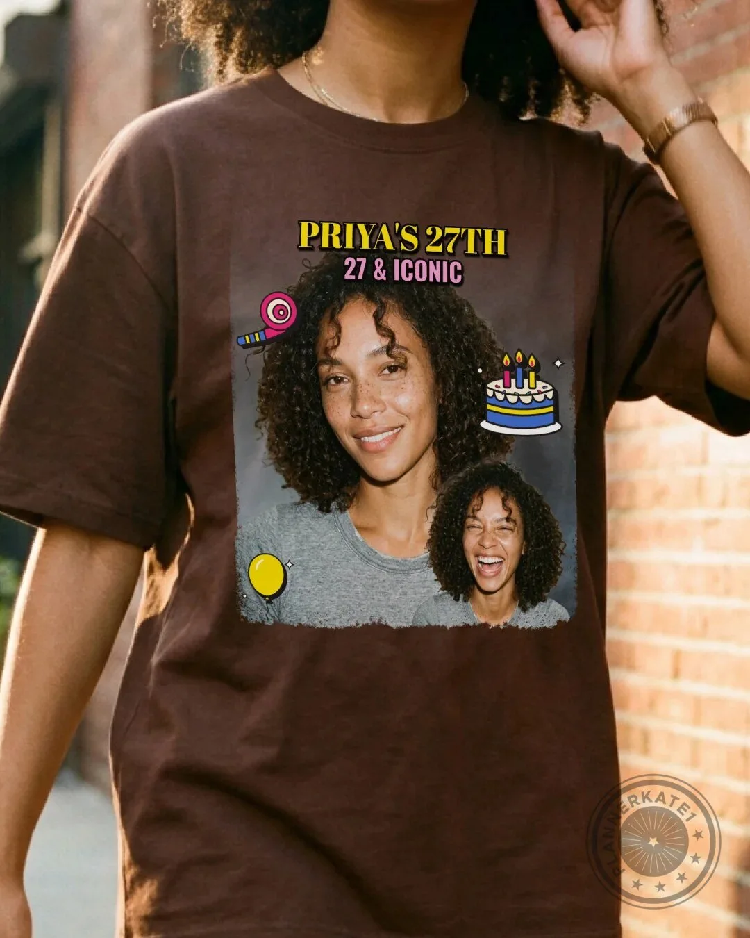 Frank's 58th Birthday Still Got It Custom Photo Black Adult T-Shirt 30 Frank