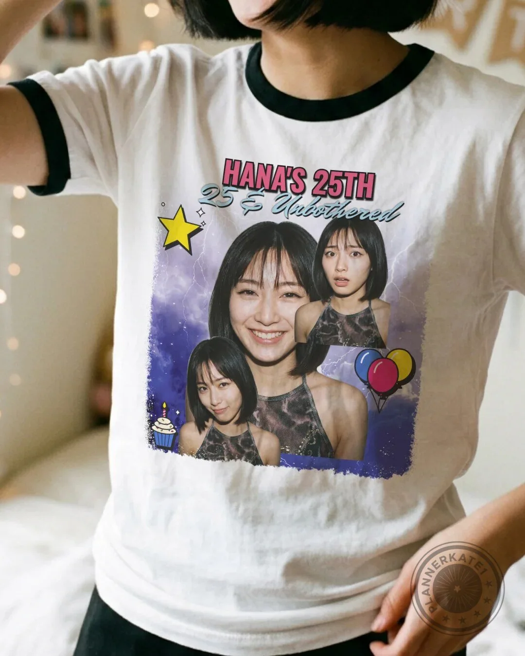 Frank's 58th Birthday Still Got It Custom Photo Black Adult T-Shirt 34 Frank