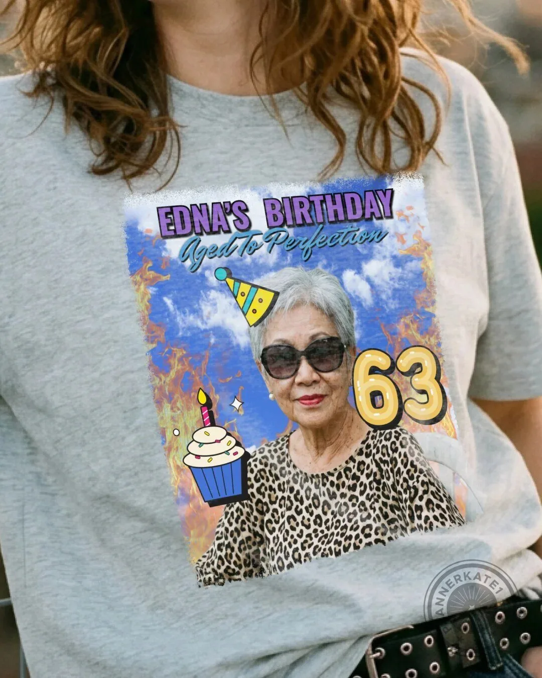 Frank's 58th Birthday Still Got It Custom Photo Black Adult T-Shirt 37 Frank