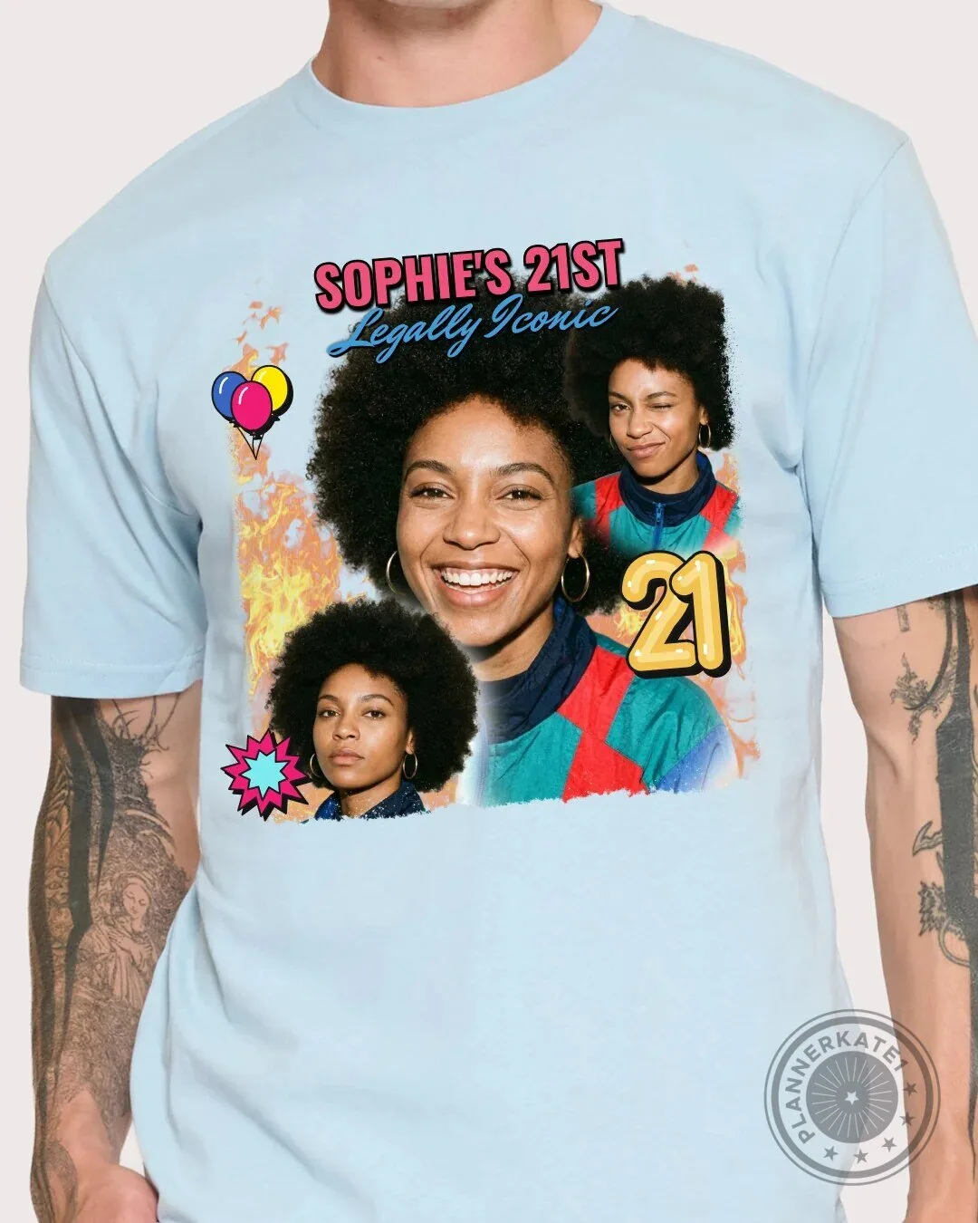 Frank's 58th Birthday Still Got It Custom Photo Black Adult T-Shirt 39 Frank