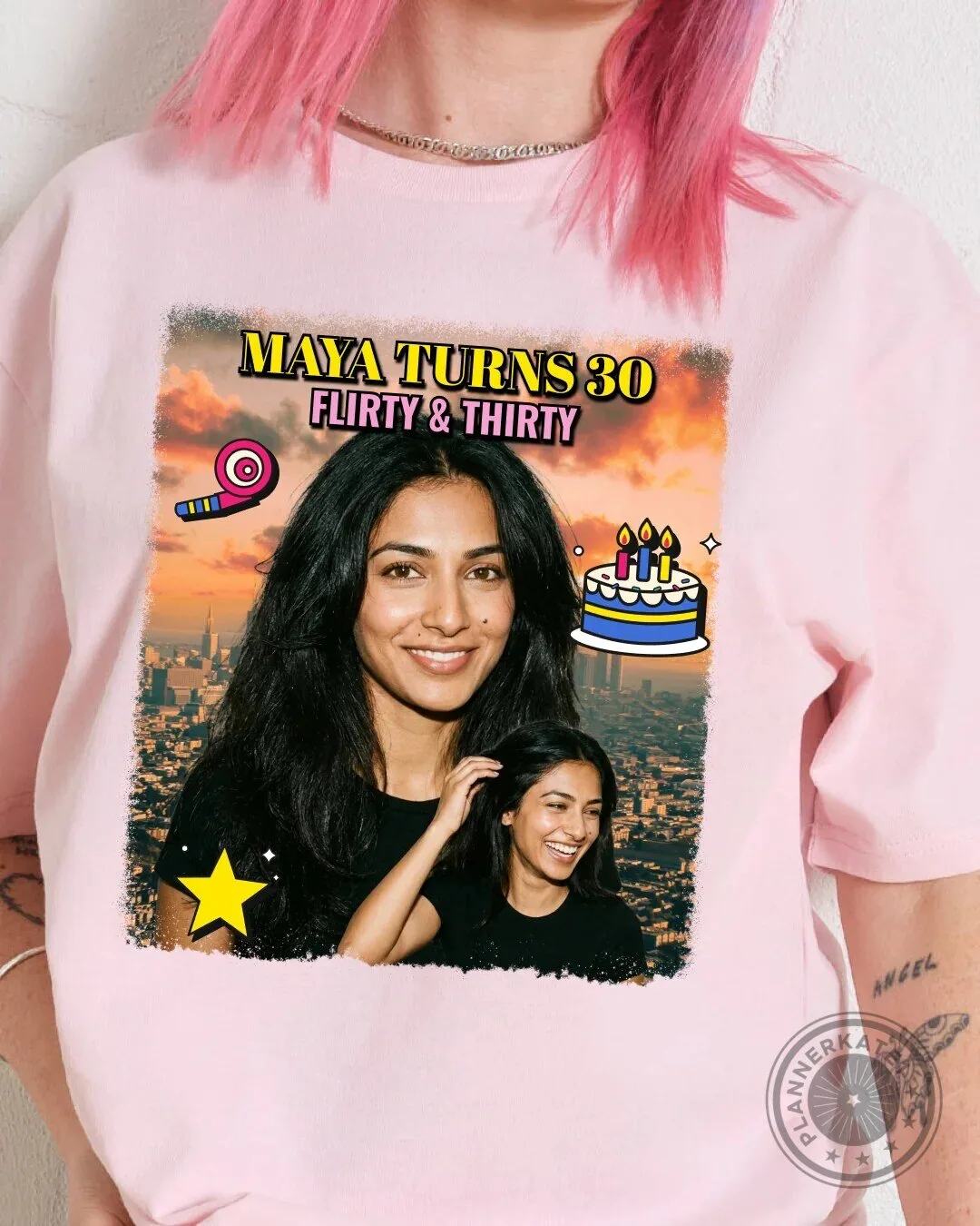 Frank's 58th Birthday Still Got It Custom Photo Black Adult T-Shirt 41 Frank