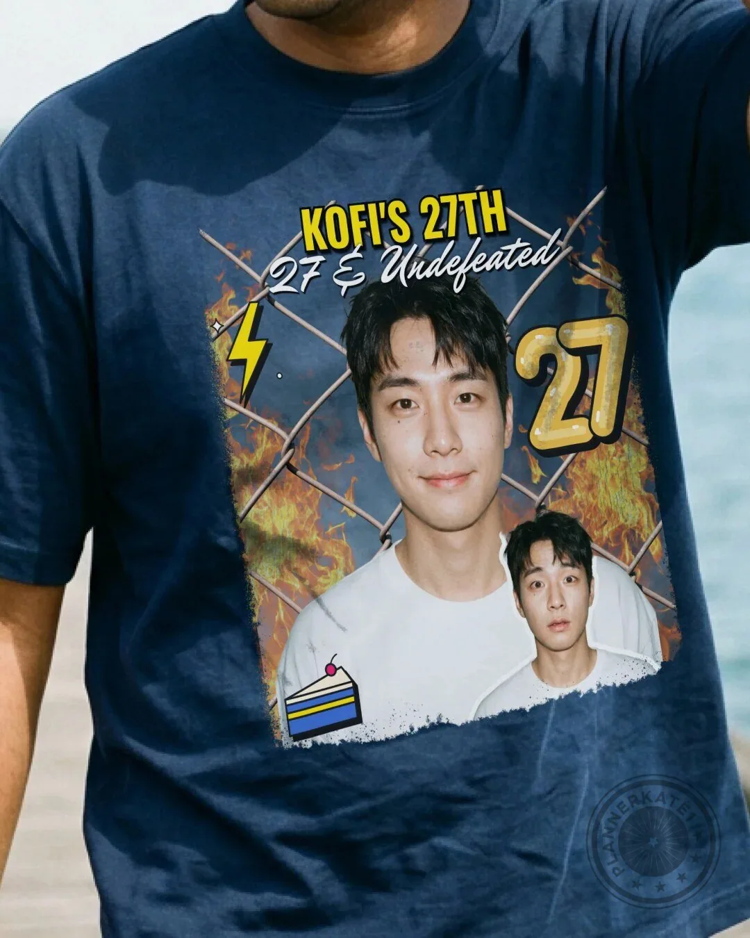 Frank's 58th Birthday Still Got It Custom Photo Black Adult T-Shirt 47 Frank